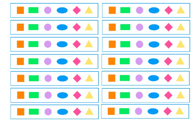 Colorear Figuras Geometricas | PDF