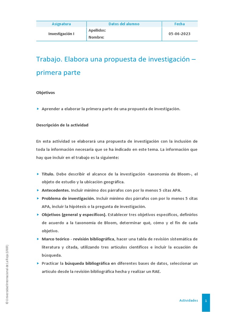 Propuesta de Investigación: Crédito Informal | PDF