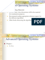 Advanced Operating Systems: Course Reading Material