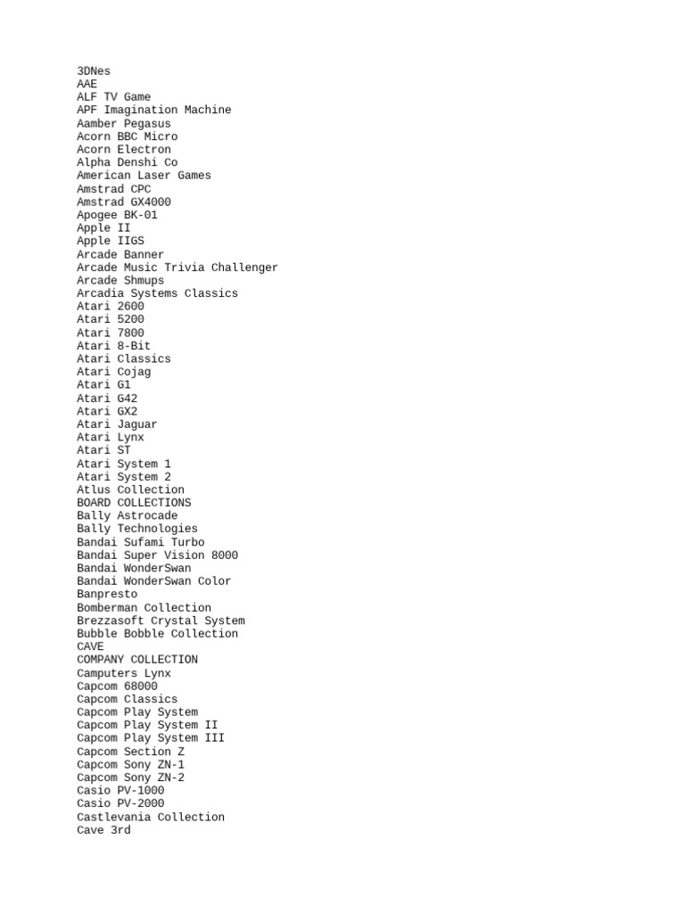 16TB System List | PDF