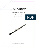 Copia de ALBINONI - Concierto para Oboe en Sib Mayor Op.9 Nº3