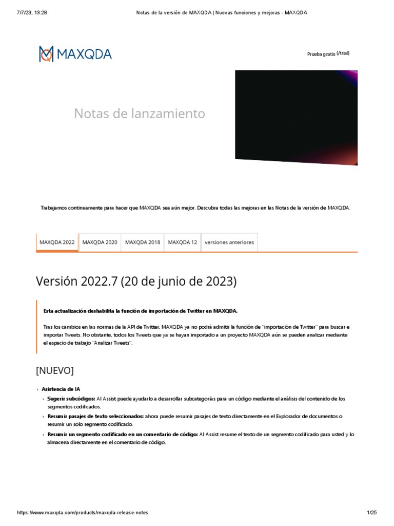 Notas de la versi n de maxqda nuevas funciones y mejoras maxqda