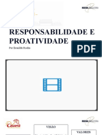 1º Treinamento Tema Responsabilidade e Proatividade Meio A Meio Da Alça