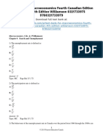 Macroeconomics Fourth Canadian Edition Canadian 4th Edition Williamson Test Bank Download