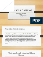 Presentasi Rahasia Dagang, Kelompok 6