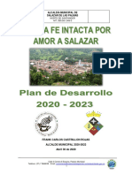 Acuerdo Plan de Desarrollo Salazar Final Impreso 26 de Mayo