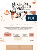 Activación Conductual en La Vida Cotidiana