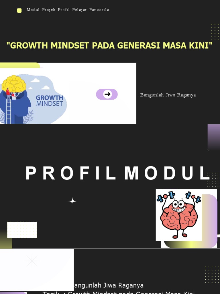 Growth Mindset untuk Pelajar Pancasila | PDF | Karier & Perkembangan ...