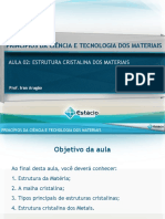 Aula - 02 - PRINCÍPIOS DA CIÊNCIA E TECNOLOGIA DOS MATERIAIS