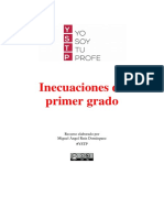 Inecuaciones de Primer Grado