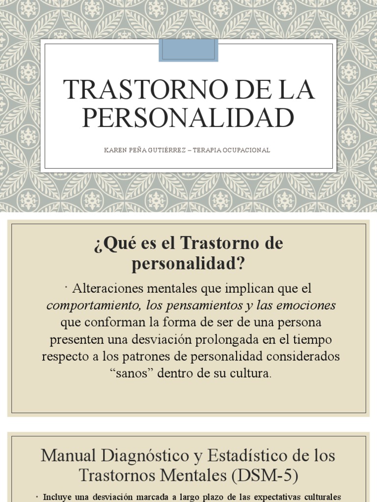 Trastorno De La Personalidad Descargar Gratis Pdf Trastorno Mental