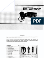 ICOM Ic-V200t - Manual