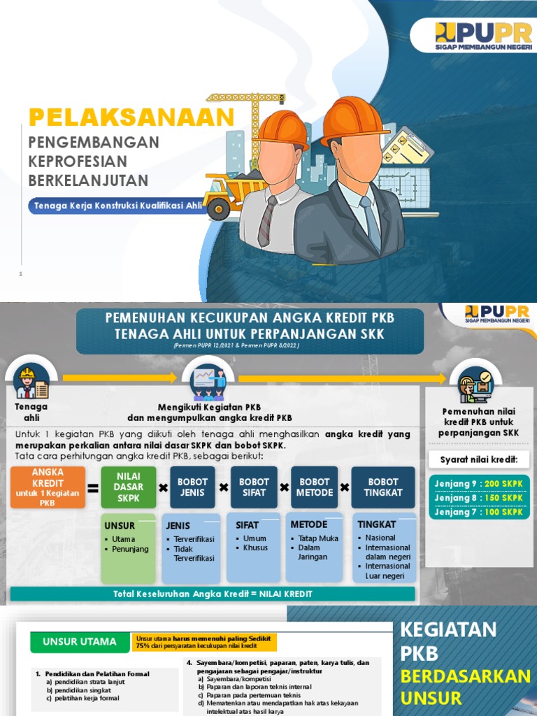Panduan PKB Tenaga Ahli Konstruksi | PDF | Bisnis