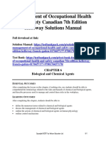 Management of Occupational Health and Safety Canadian 7th Edition Kelloway Solutions Manual Download