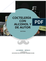 Recetario DE COCTELERÌA CON ALCOHOL Y DE AUTOR JASON 2