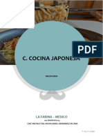 Recetario de Cocina Japonesa Farina Jason Agosto