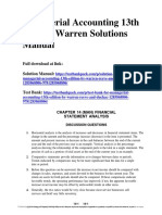 Managerial Accounting 13th Edition Warren Solutions Manual Download