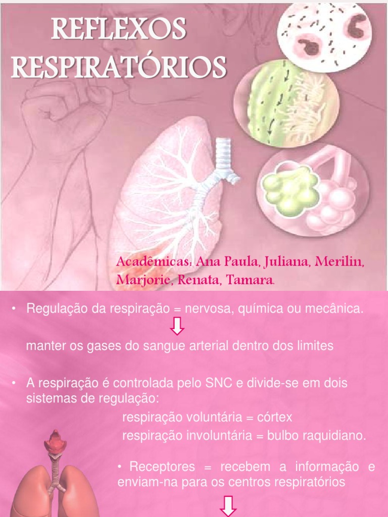 Reflexos Respiratórios e Regulação | PDF | Respiração | Tosse