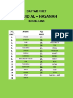 Daftar Piket