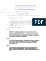 Adoptado y Abierto A La Firma, Ratificación y Adhesión Por La Asamblea General en Su Resolución 2200 A (XXI), de 16 Diciembre de 1966