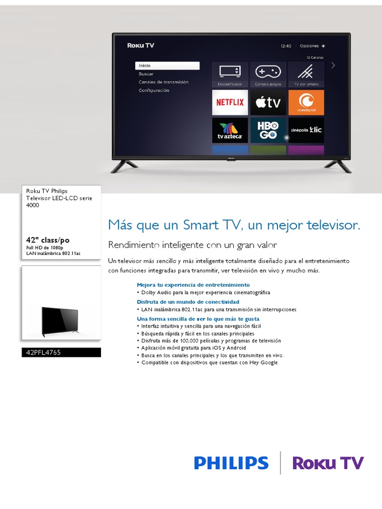 MANUAL TELE PHILLIPS SMART TV | PDF