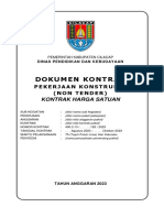 BANKEU Ranc. Kontrak Konstruksi Non Tender 75 HK