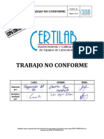 QA-PR-05 Trabajo No Conforme V01 - 20-04-2022