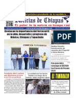 Periódico Noticias de Chiapas, Edición Virtual Miércoles 16 de Agosto de 2023