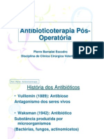 Antibioticoterapia Pós-Operatória: História e Classificação dos Antibióticos