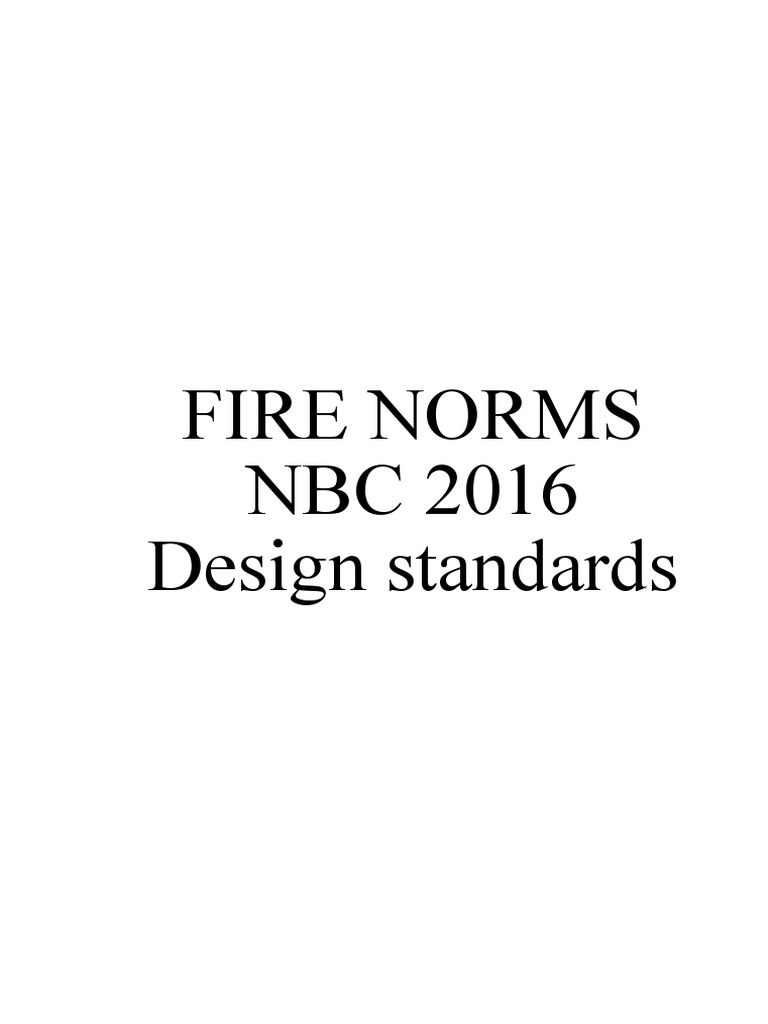 NATIONAL BUILDING CODE FIRE SAFETY NORMS intelligence overview
