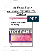 Geriatric Test Bank
