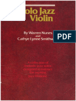 Solo Jazz Violin PDF Free