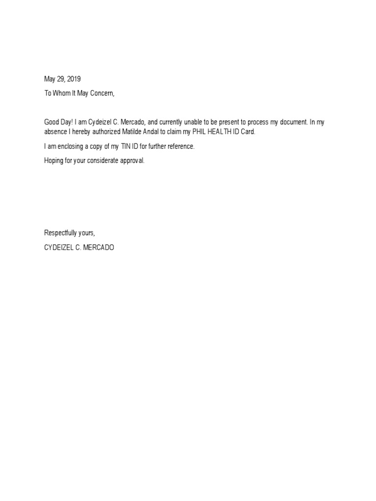 Formal Letter For Request Example