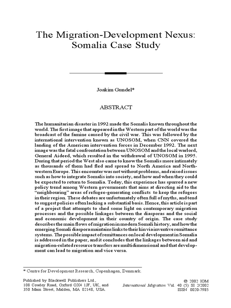 somalia case study geography