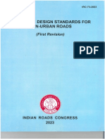 IRC 73-2023 Geometric Design Standards For Non-Urban (Rural) Roads