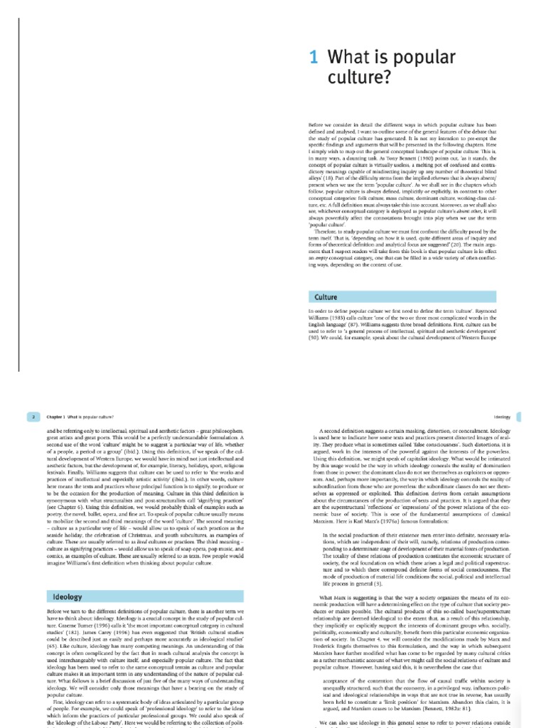 Storey What Is Popular Culture PDF