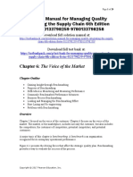 Managing Quality Integrating The Supply Chain 6th Edition Foster Solutions Manual Download