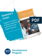 ODI Rwanda Health Progress Report