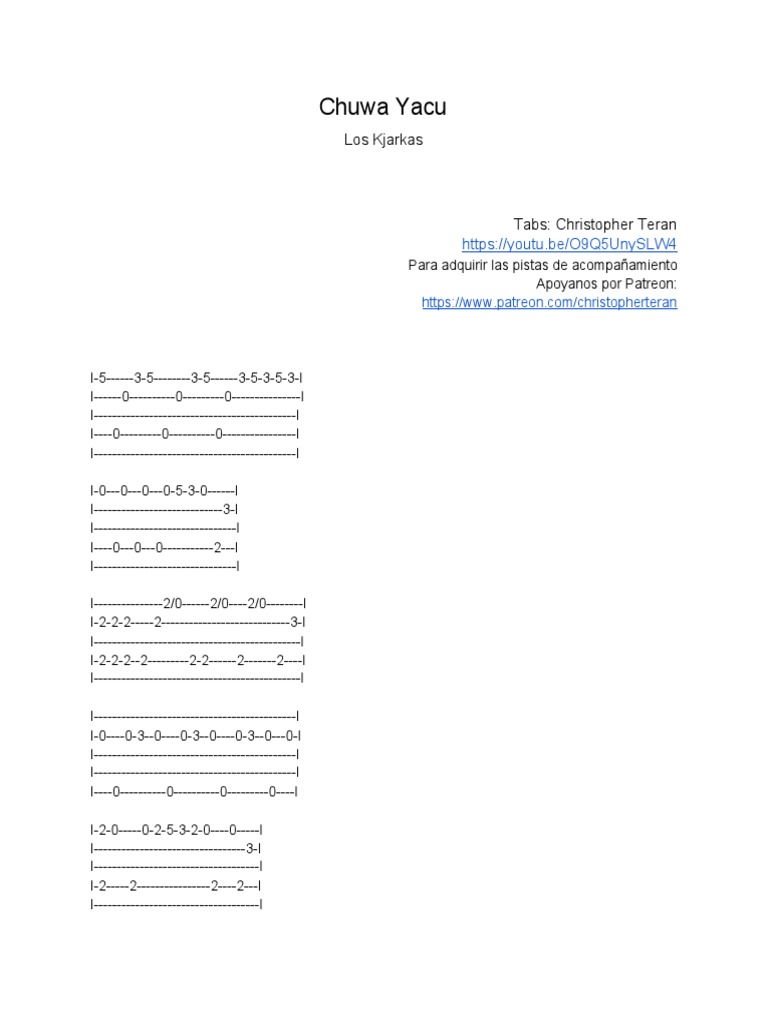 Chuwa Yacu Kjarkas Pdf