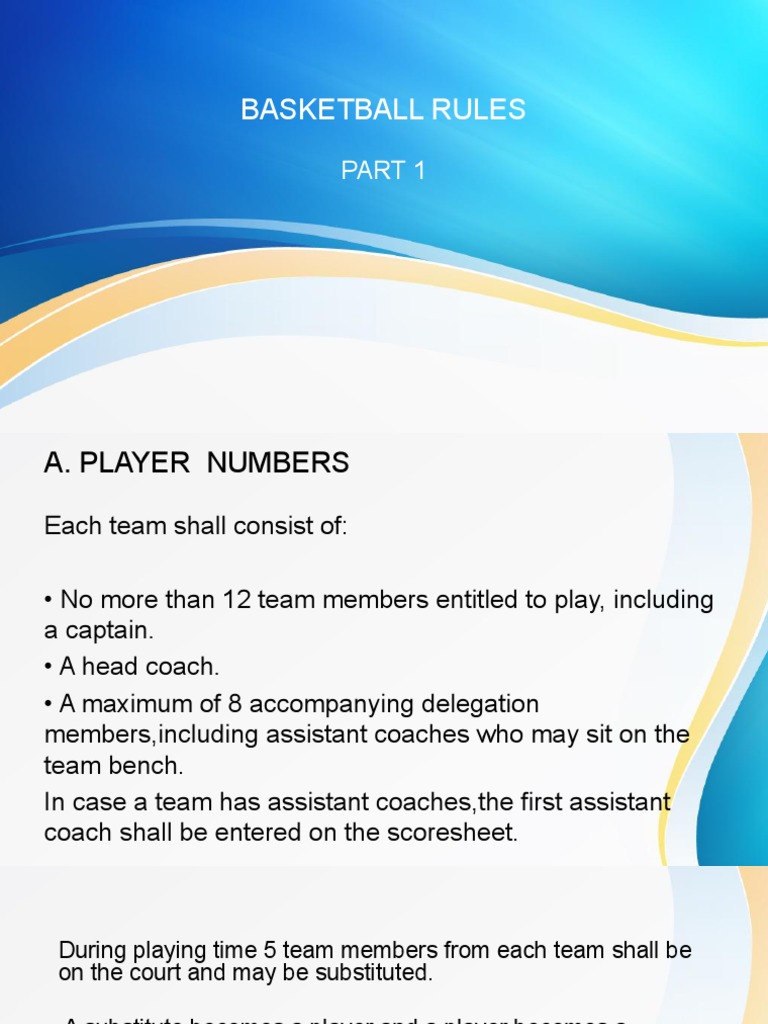 High School Basketball Rules And Regulations