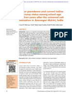 Prevalence Study On Hypothyroidism ThyroidResPract May 2012