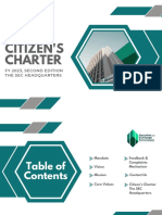 2023citizen's Charter (2nd Edition) For The SEC Headquarters
