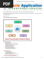 Oracle Applications - Oracle Cloud (Fusion) Technical Training Manual