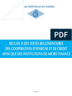 Recueil Des Textes Reglementaires Microfinance 19 08 2019 12H