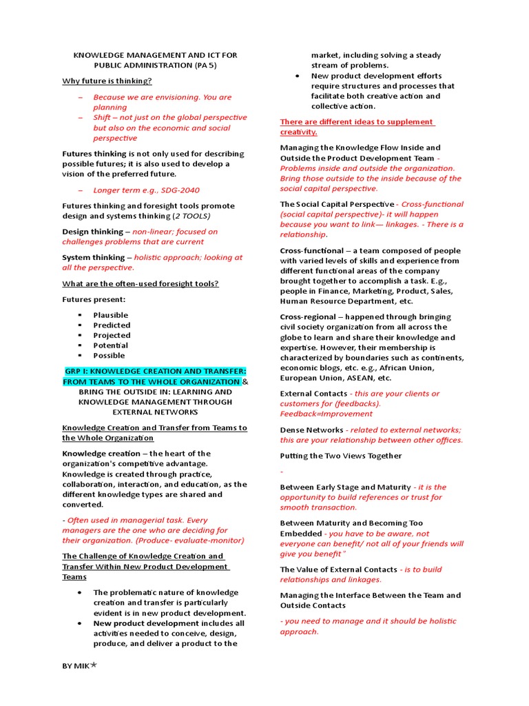 Finals Knowledge Management and Ict For Public Administration Pa 5 | PDF