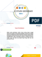 Objek Studi Geografi Dan Pendekatan