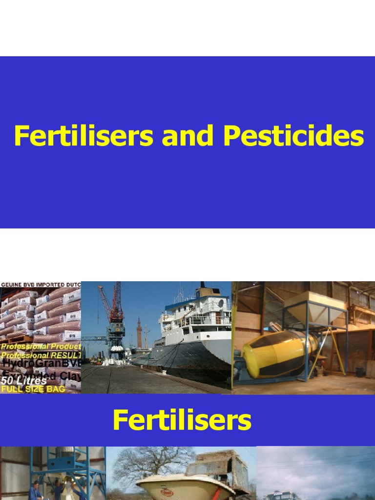Fertilizers and Pesticides PDF