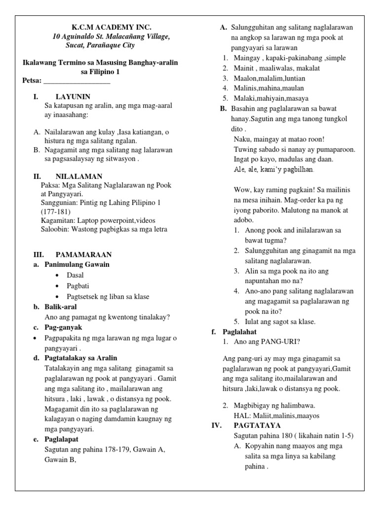 lesson-plan-2nd-term-filipino-grade-1-pdf