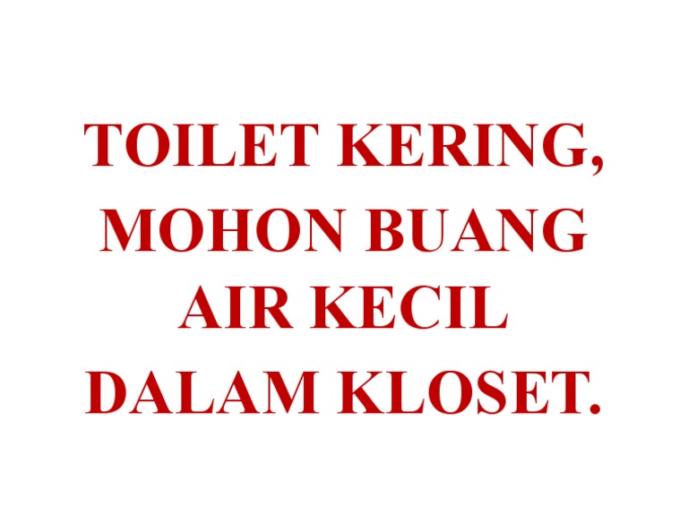 Toilet Kering PDF