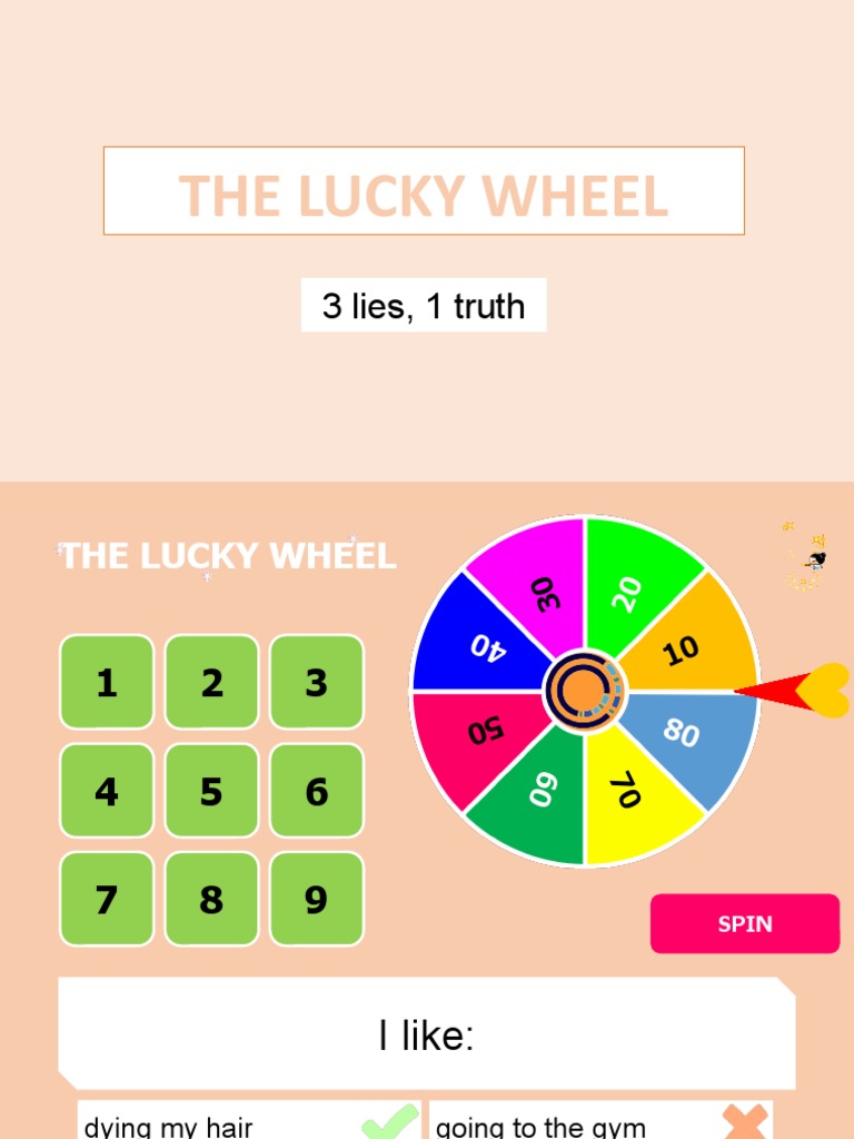 Interactive Lucky Wheel Game | PDF